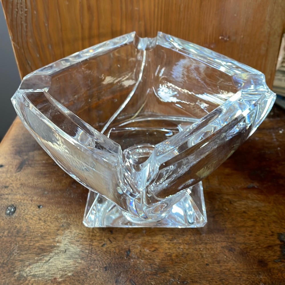 Modern Clear Glass Ashtray